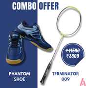 Combo Offer - Terminator 009 Racket & Phantom Shoe