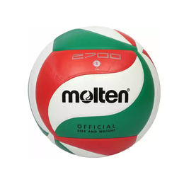 Molten Volley Ball V5M2700 Volleyball - Size: 5  (Standard, Pack of 1, White, Red, Green)
