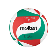 Molten Volley Ball V5M4500 Volleyball - Size: 5  (Standard, Pack of 1, White, Red, Green)