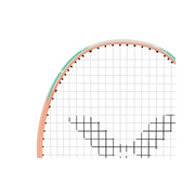 VICTOR THRUSTER TK-66 Power Series G6 Strung Badminton Racket - Sakura Pink - 7U