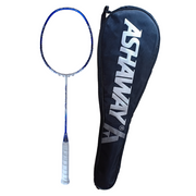 ASHAWAY SUPER LIGHT 11 HEX White, Blue Unstrung Badminton Racquet With Cover