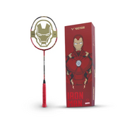 Victor x Marvel IRON MAN METALLIC GB Unstrung Drive-X Professional Badminton Racket - 4U