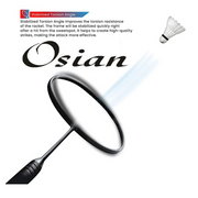 OSIAN BADMINTON RACQUET MAX POWER 90  (75gm) 35Lbs