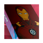 Victor x Marvel IRON MAN METALLIC GB Unstrung Drive-X Professional Badminton Racket - 4U