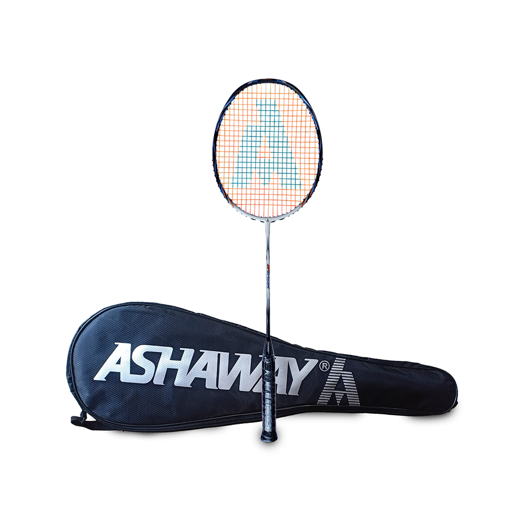 ASHAWAY BF ATTACK White Strung Badminton Racquet (Pack of: 1, 85 g ...