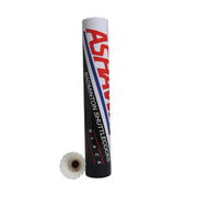 ASHAWAY SHUTTLECOCK BLACK (FEATHER) SPEED 77