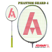 Ashaway Phantom Shard 4 4U Badminton Racket - Yellow With Full Cover