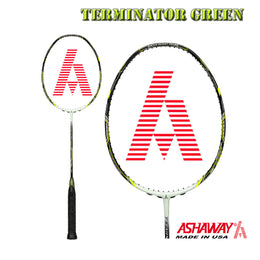 ASHAWAY Terminator Green Badminton Racquet With Full Cover
