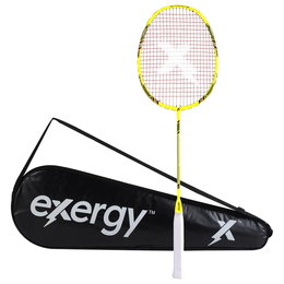 Exergy Hurricane Yellow Strung Badminton Racquet  (Pack of: 1, 77 g)
